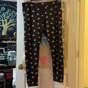 Serra rainbow heart leggings